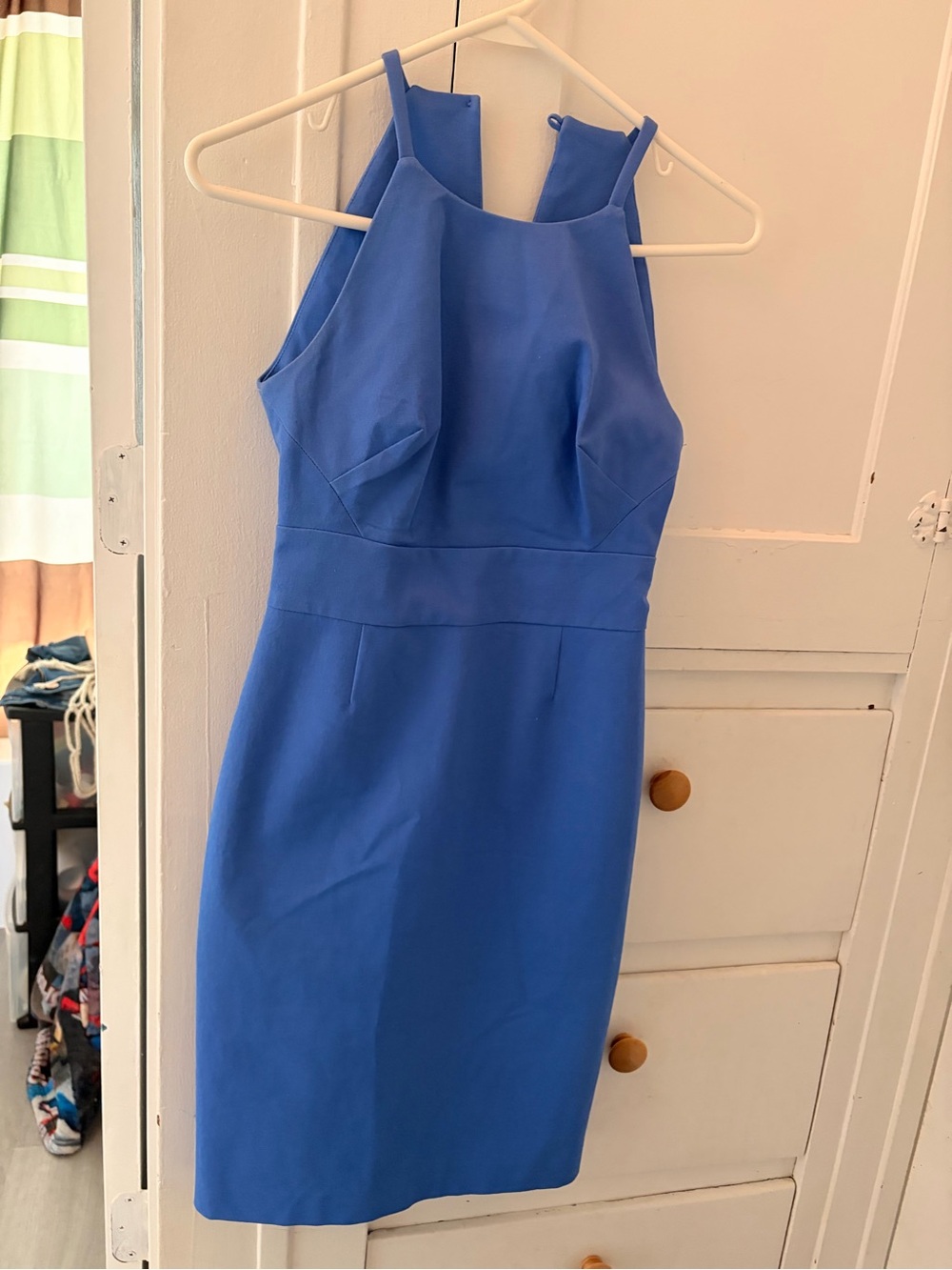 Banana Republic Cobalt Blue Midi Sheath Dress